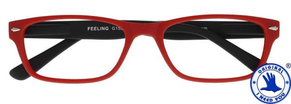 Leesbril FEELING Rood - Zwart