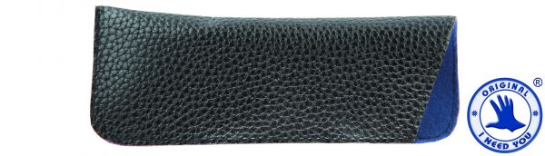 Leesbril Big Boss - Zwart mat met veer - Inclusief een chique bijpassende etui in lederen look