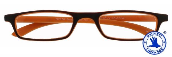 Leesbril ZIPPER SELECTION Bruin - Oranje
